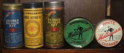 Meltonian Shoe Whitener, Dubbing and Polish all featured on Woolworth's shelves for more than ninety years